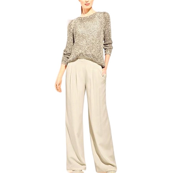 ⭐️🌟NWOT Lafayette 148 Melange Net Stitch Sweater XL - Picture 4 of 10